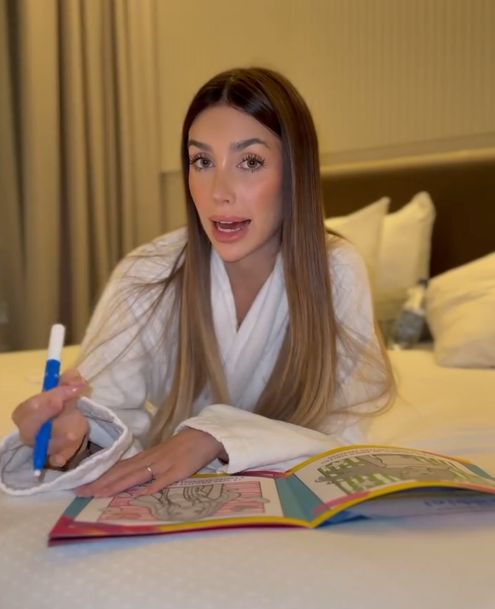 Michelle Comi Onlyfans on the bed