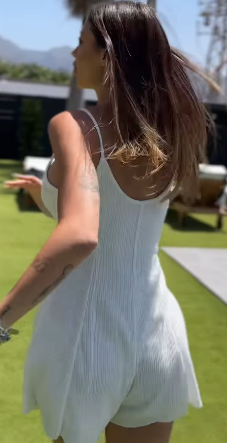 Michelle Comi Onlyfans white dress