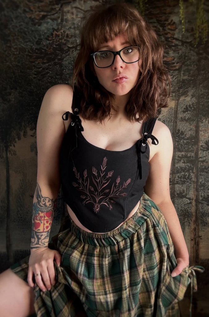 Alice Winterhold Onlyfans gothic style dress