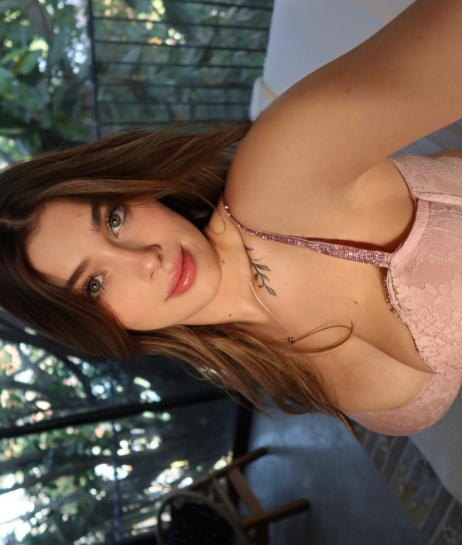 Cammabri Onlyfans pink bikini smiling
