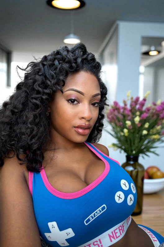Gina Wap OnlyFans in dining room
