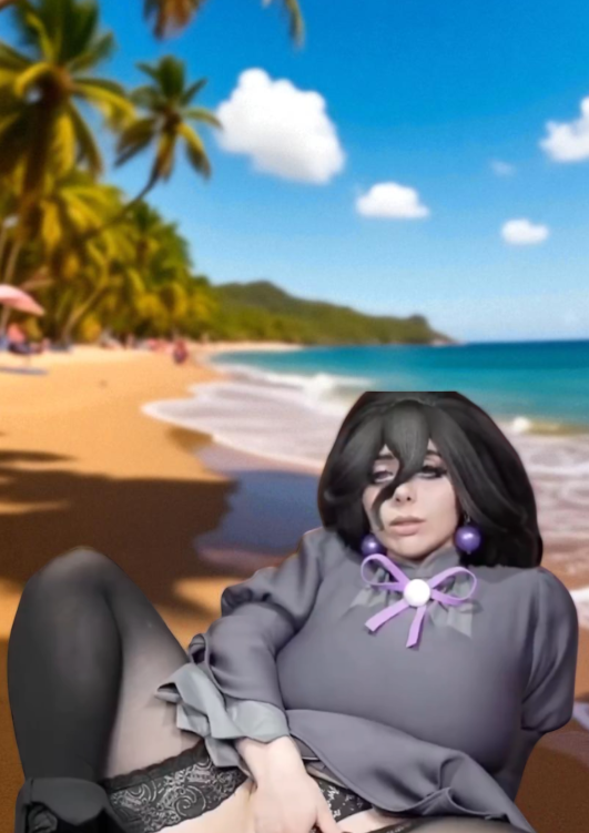 Momokun OnlyFans on the beach