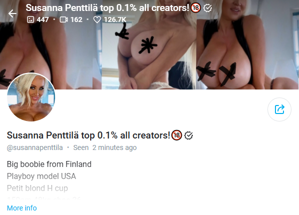 Susanna Penttilä’s OnlyFans